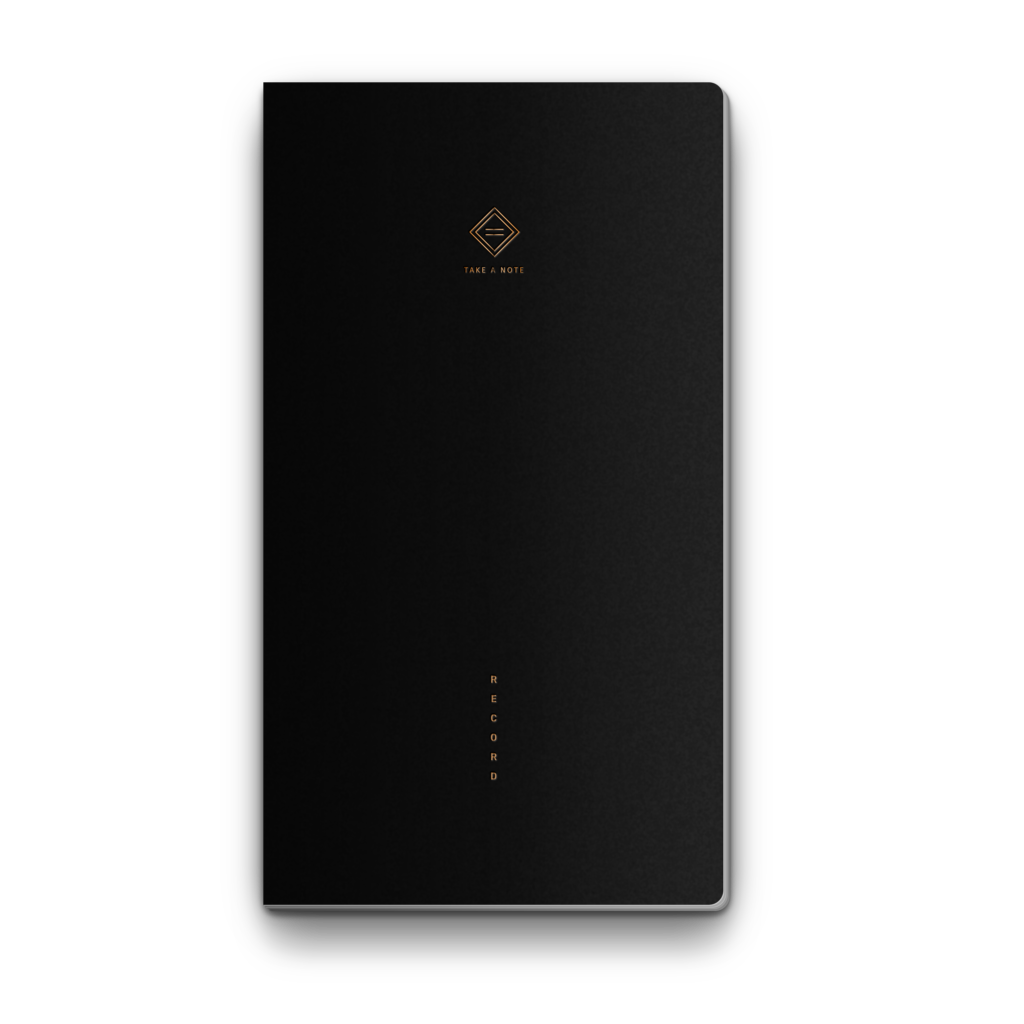 TAKE A NOTE “RECORD” – MASTER子彈筆記本